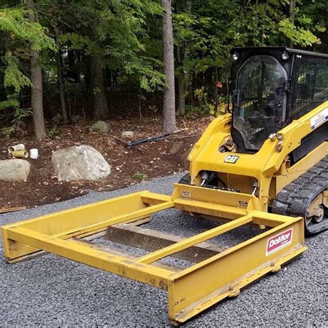 skid steer road grader|driveway maintainer for skid steer.